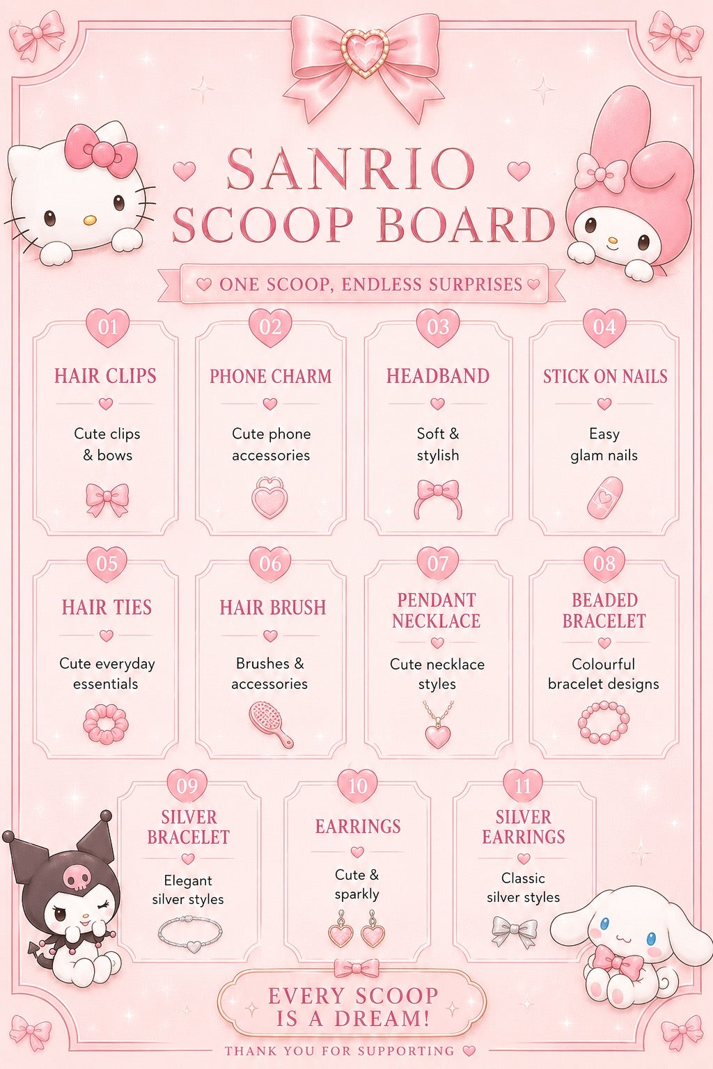 Sanrio Mystery Scoops