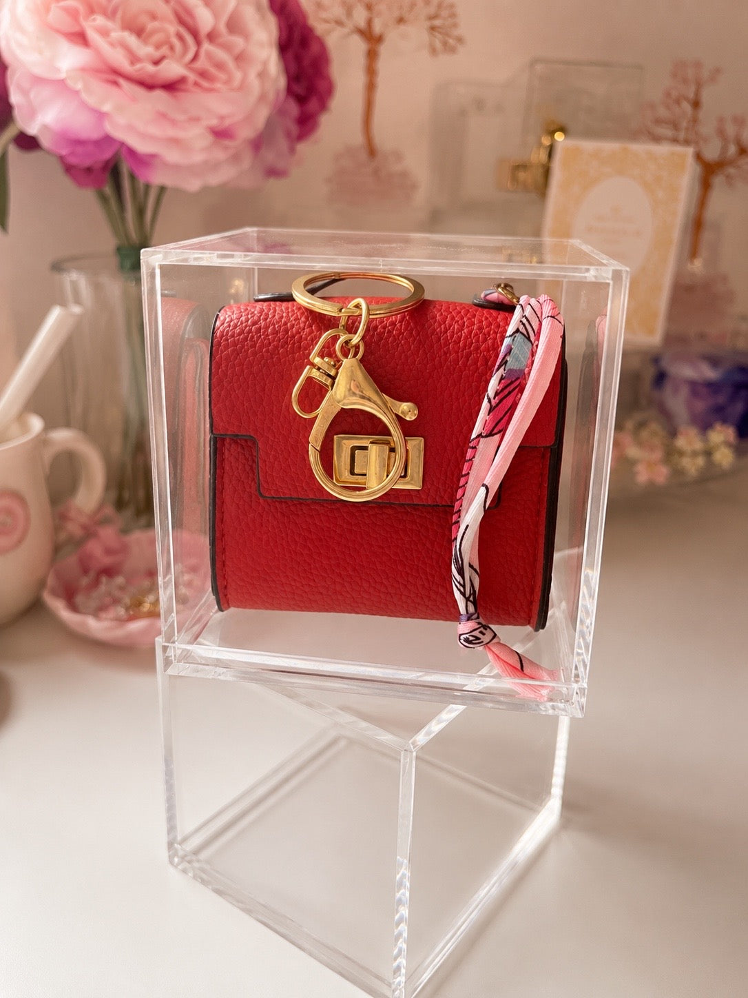 Mini Bag Key Charm