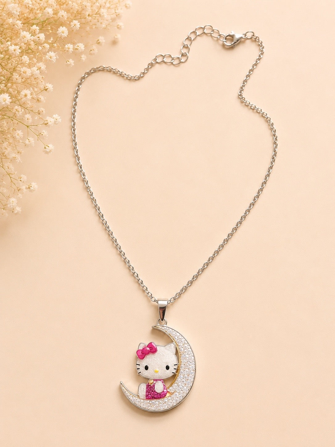 Hello Kitty Moon Necklace