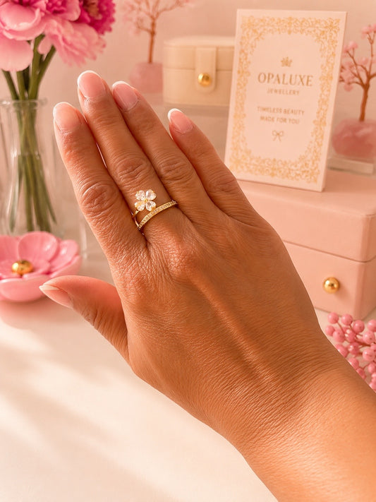 Crystal Blossom Ring