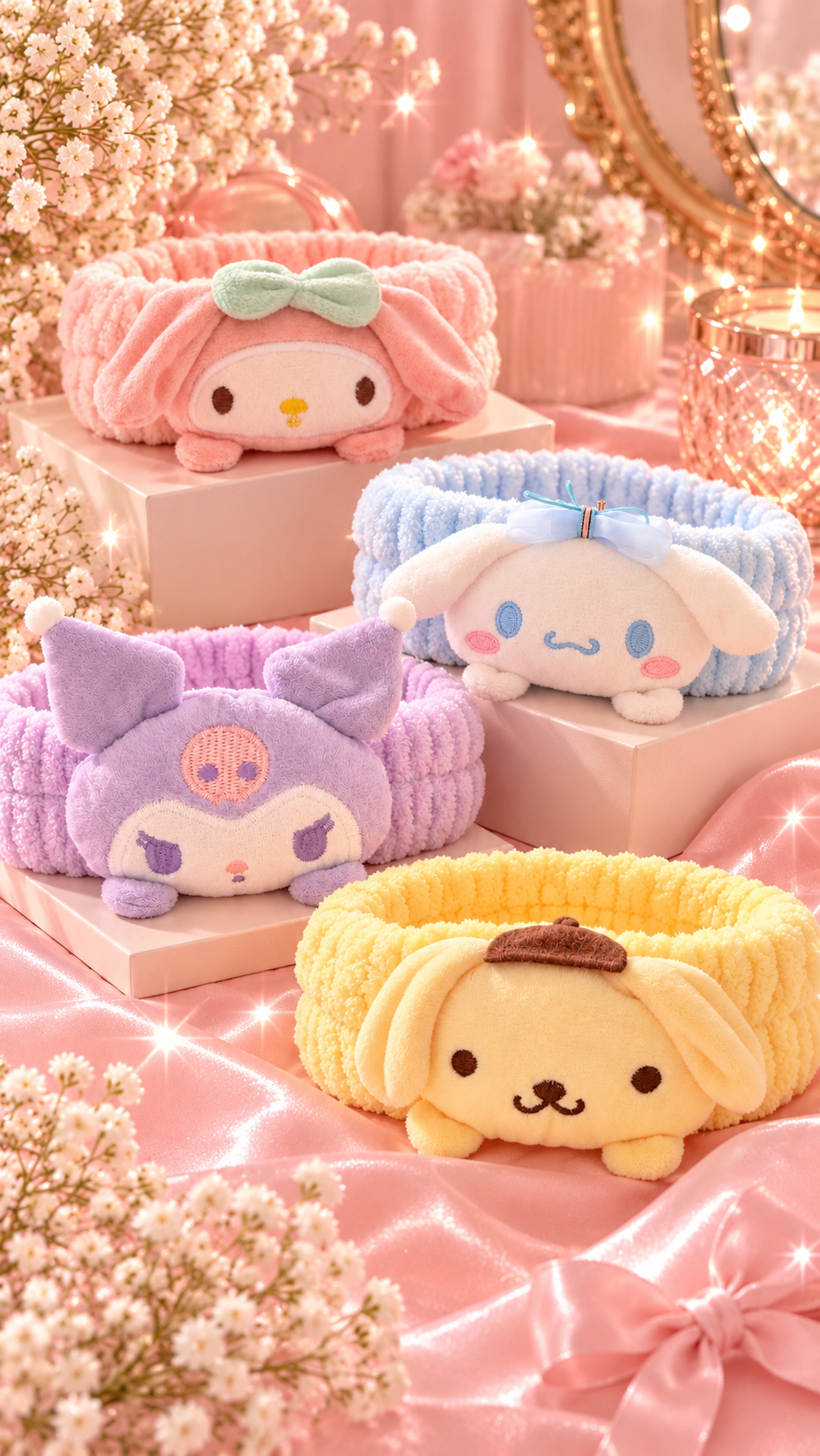 Sanrio Character Plush Headbands