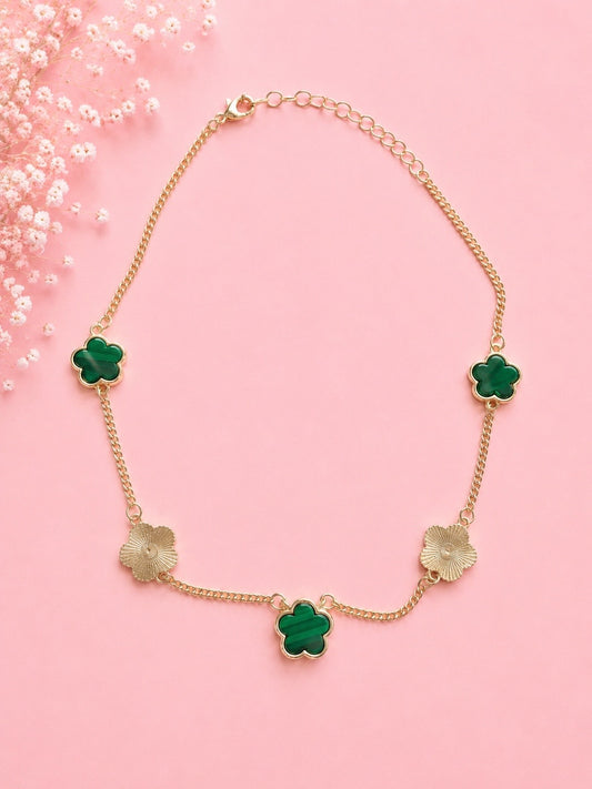 Emerald Bloom Necklace