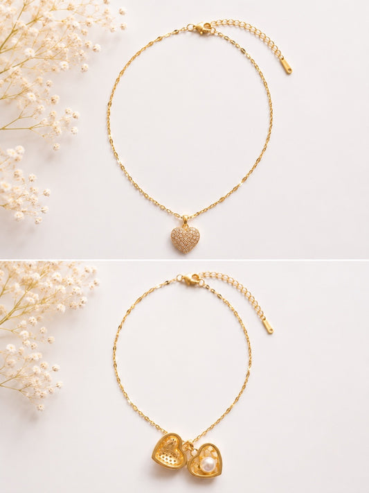 Heart of Gold Necklace Collection