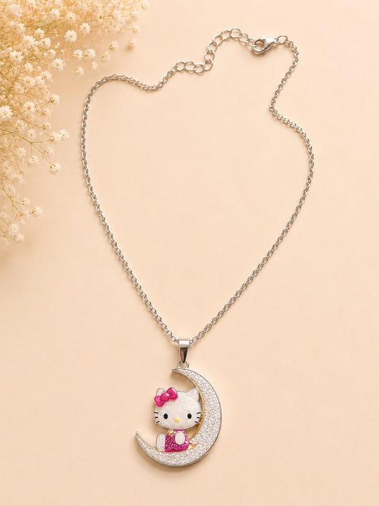 Hello Kitty Moon Necklace