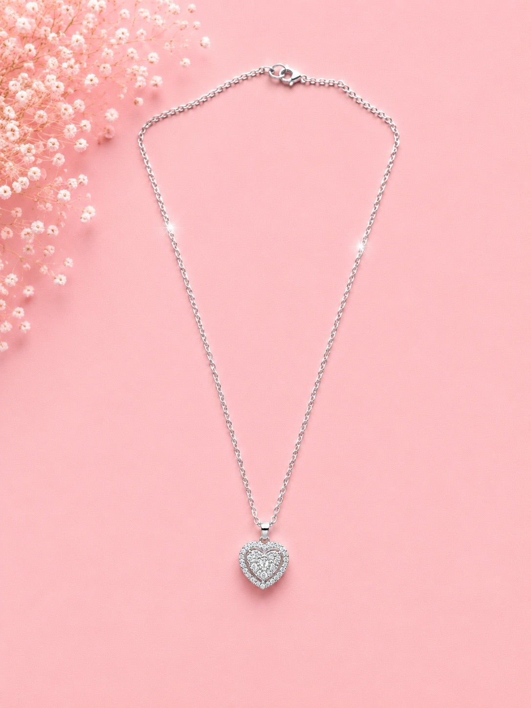 Sparkling Heart Necklace
