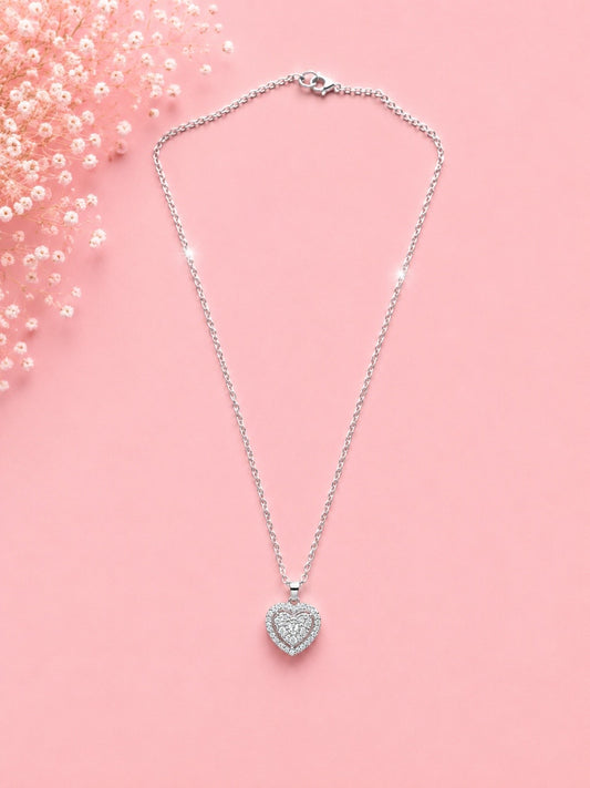 Sparkling Heart Necklace