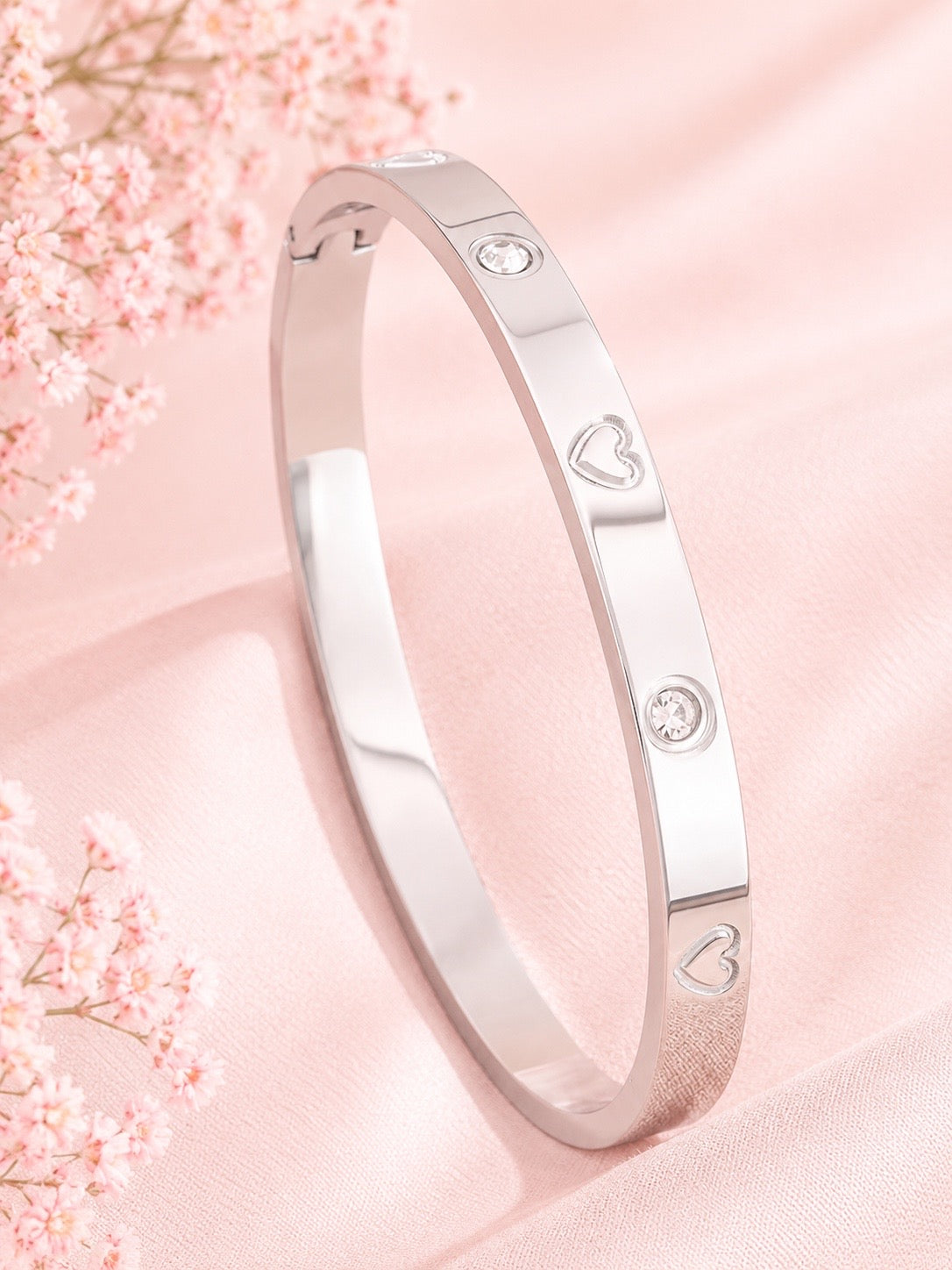 Crystal Heart Bracelet