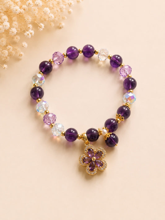 Amethyst Bloom Bracelet