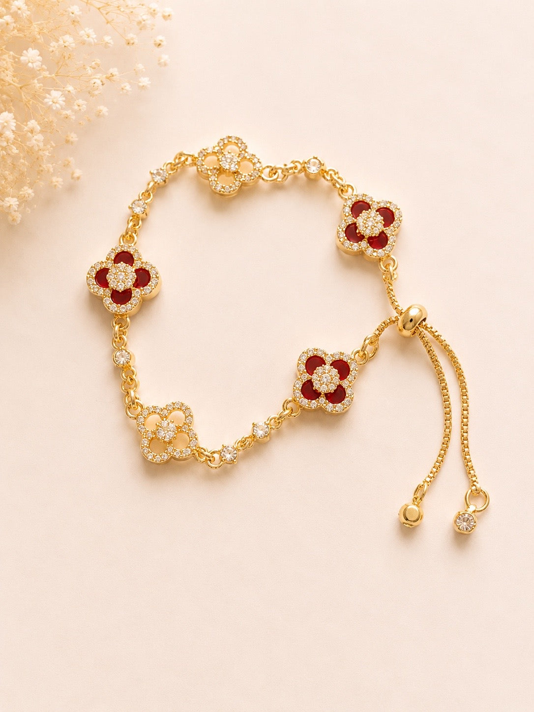 Blush Rose Bloom Bracelet