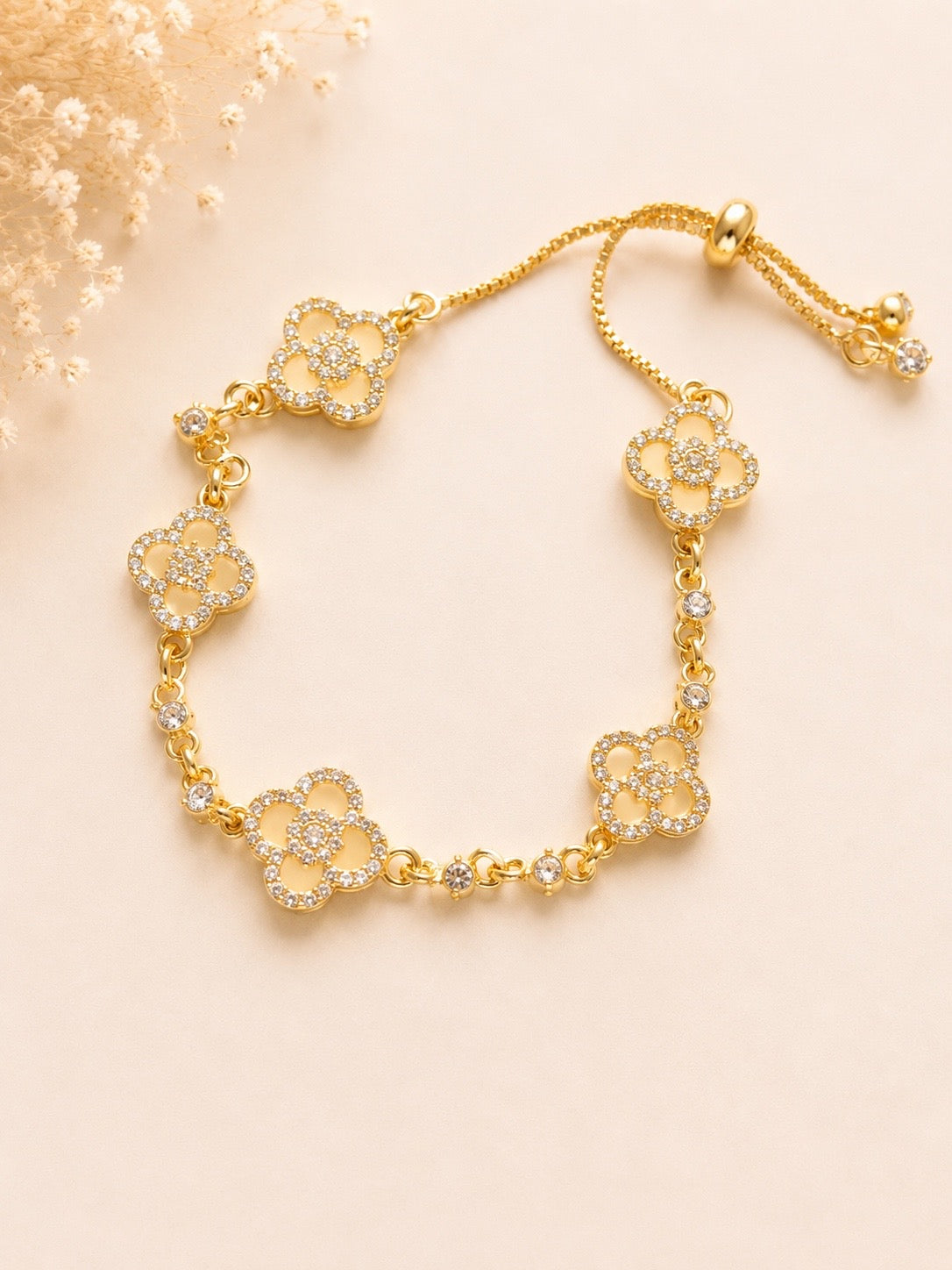Blush Rose Bloom Bracelet