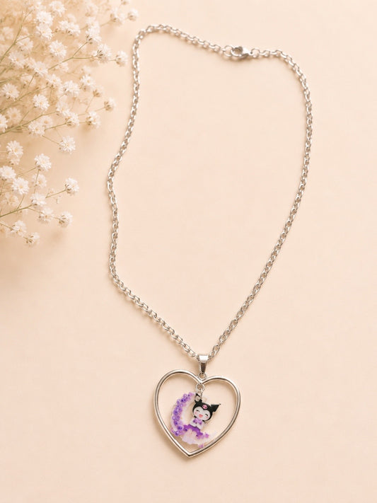 Kuromi Heart Necklace