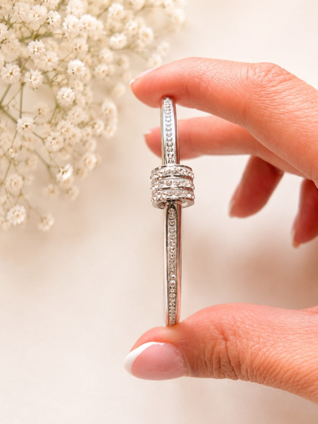 Crystal Barrel Bracelet