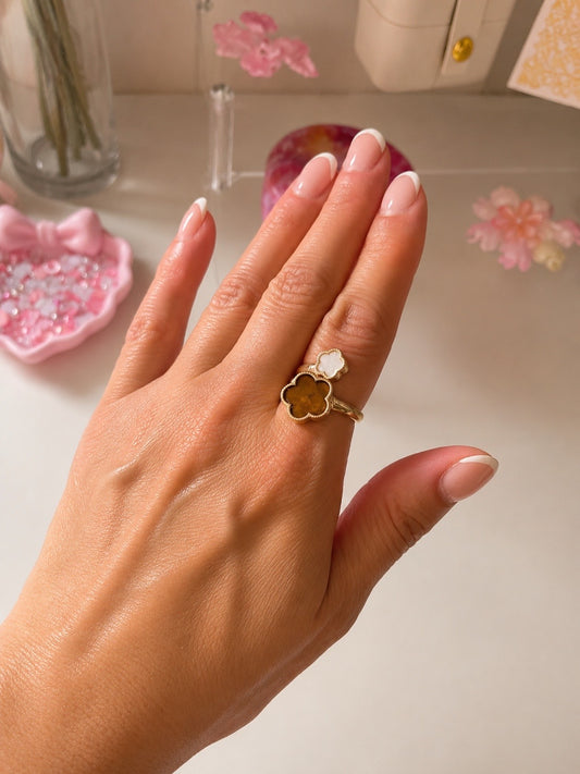 Gold Clover Ring