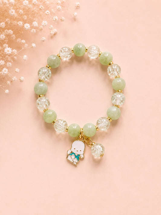 Pochacco Crystal Bead Bracelet
