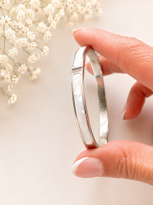 White Inlay Bracelet