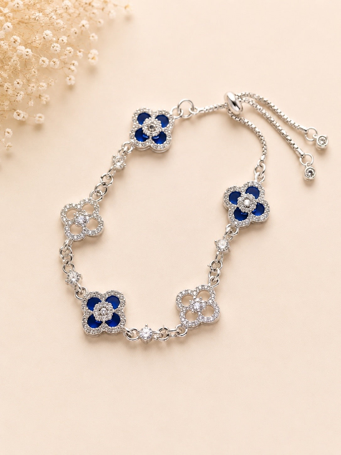 Blush Rose Bloom Bracelet