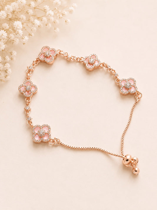 Blush Rose Bloom Bracelet